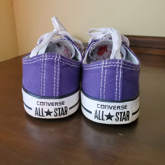 Converse Chuck Taylor Purple Shoes Sneakers Sz 7 - Picture 3 of 6
